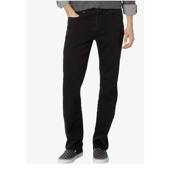 Volcom Mens Jeans Size 32 Solver Modern Straight Black - Picture 2 of 4